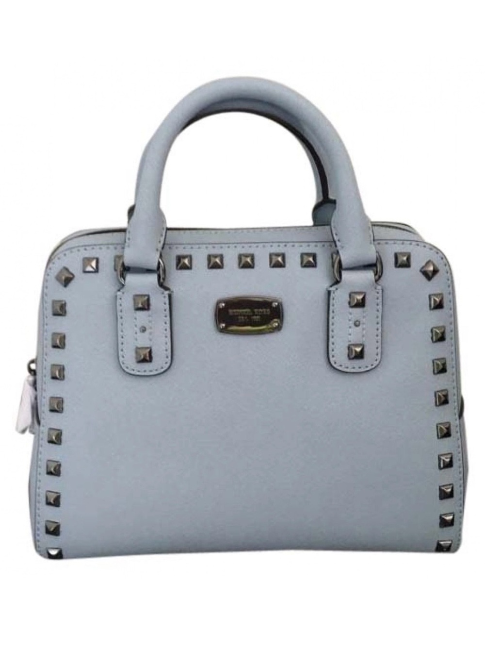 Michael Kors Bag Powder Blue Studded Satchel